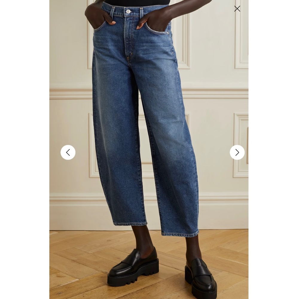 NWT Citizens of Humanity Calista High Rise Curve Tapered Jean Size 32 Color Cava